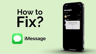 How To Fix iMessage Not Working On iPhone [upl. by Ettenor]