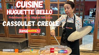 Le cassoulet créole de Mme Huguette BELLO sur KANAL AUSTRALTV [upl. by Grant]