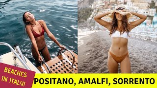 BEACHES IN ITALY Positano Amalfi amp Sorrento  HE PROPOSED [upl. by Seyah491]