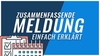 Zusammenfassende Meldung  Pflicht beim Verkauf ins EUAusland [upl. by Romano]