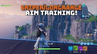 SniperLongrange amp AR Creative Mode Practice Courses WITH CODE  Fortnite Battle Royale [upl. by Oileduab]