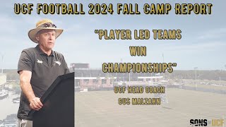 UCF Spring Football Camp Report  March 11 2024  Leadership is the focus for UCF [upl. by Sternberg]