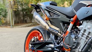 KTM 890 Duke R  SC project  Decat  Akra EVO Map [upl. by Saleme]