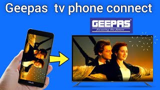 geepas tv connect to phone [upl. by Anairt]