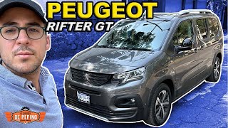 Peugeot Rifter GT  El vehículo más practico para la familia y el trabajo [upl. by Dante]