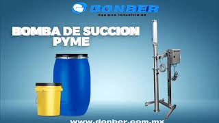 Bomba de succión para productos viscosos marca Donber equipos industriales [upl. by Seiber]