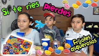 SI TE RIES PIERDES CON FRIJOLES ASQUEROSOS CHALLENGE  RETOS PARA NIÑOS KARIM JUEGA [upl. by Rani]