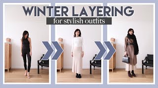 Layering for Winter  Stay Warm While Looking Chic amp Stylish [upl. by Ahtram248]