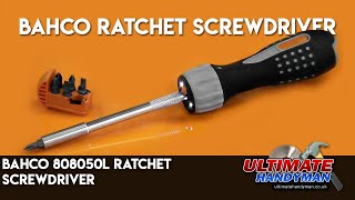 Bahco 808050L ratchet screwdriver [upl. by Scurlock191]