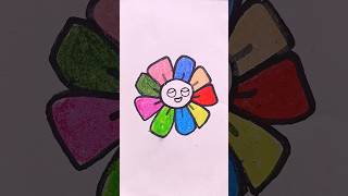 Beautiful Flower 🌻 Drawing Ideas 💡 for Kids flowers kidsvideokidsvideo [upl. by Nawtna]