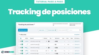 DinoRANK tutorial español  Tracking de Posiciones [upl. by Nidya]