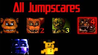 All jumpscares in HD FNaF 16 [upl. by Pages471]