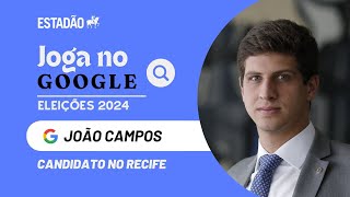 JOÃO CAMPOS tem quantos anos É formado em quê  JOGA NO GOOGLE  ELEIÇÕES 2024 [upl. by Undine837]