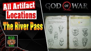 God of War  All Artifact Locations for The River Pass  Artifact Set The Faces of Magic [upl. by Mcnamara]