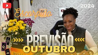 ♏️ESCORPIÃOPREVISÃO OUTUBRO🌹O QUE TIRAVA SEU SONO SAI DA SUA VIDA NOVO CICLO [upl. by Komsa]