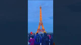 Eiffel Tower light show minivlog shorts alanwalker music [upl. by Nnairac]