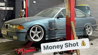 Installing an E36 Angle kit  E36 Coupe Street Drift Build  Episode 10 [upl. by Hibbitts]