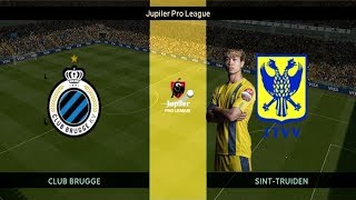 Công Phượng  CLUB BRUGGE vs SINT TRUIDEN  Jupiler Pro League  PES 2019 [upl. by Annhej]