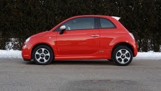 2013 Fiat 500e first drive  Consumer Reports [upl. by Ramsdell]