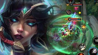 WILD RIFT KARMA SUPPORT BUT A FULL AP BUILD [upl. by Lehcyar391]