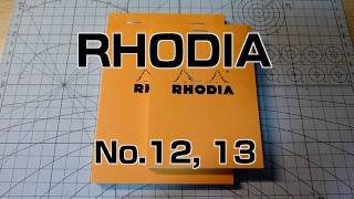 RHODIA No12 13 Review [upl. by Yetah874]