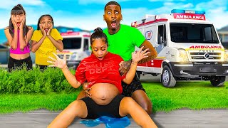 Jaliyah Water Broke😱💔 THE BABY IS COMING [upl. by Randall]