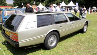 Ultra rare one of a kind Aston Martin Lagonda Shooting Brake at Concours dElegance [upl. by Oah280]