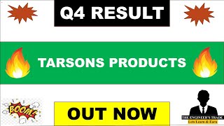 Tarsons Products q4 Results 2023  Tarsons Products results  Tarsons share latest news  Tarsons [upl. by Ellette]