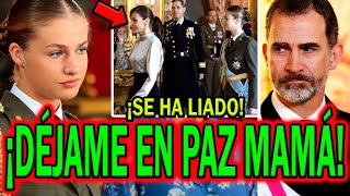 🔴ESCÁNDALO BRONCA de PRINCESA Leonor y Letizia en PASCUA MILITAR y AUDIOS de Felipe VI y del Burgo [upl. by Cired104]