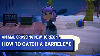 Animal Crossing New Horizons  How to catch a Barreleye [upl. by Gulick]