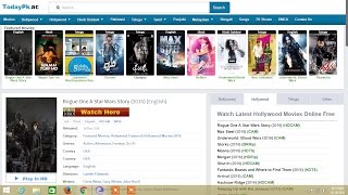 TODAYPK Download Movies with Torrent  2016 [upl. by Ahsatan]