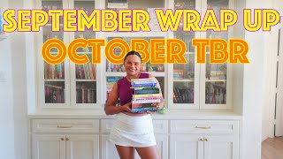 The 18 Books I Read in September  TBR JAR Picks my October Reads 🎃👻  Reading Wrap Up  October TBR [upl. by Redvers]