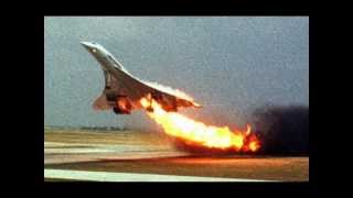 Air France Concorde flight 4590 takes off with fire Concorde crash that killed 113 [upl. by Ahsinuq]