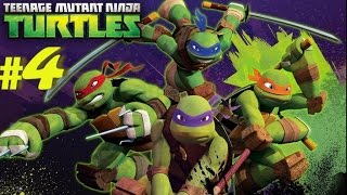 Nickelodeon Teenage Mutant Ninja Turtles Wii Part 4 Kraang Warehouse [upl. by Cirdla]