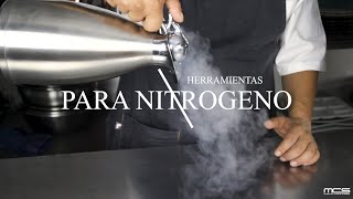 Aprende la técnica del Nitrógeno líquido en coctelería [upl. by Barta]