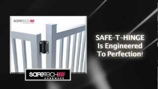 Gate Hinges  Self Closing from Safetech Hardware [upl. by Amorette966]