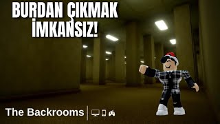 BURDAN KAÇMAK İMKANSIZ  Backrooms  Roblox [upl. by Ylloj]