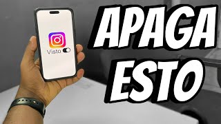 Como desactivar el “visto” en mensajes de Instagram [upl. by Winther]