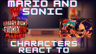 Sonic and Mario Characters React to All stars and Drop and ROLL ESPAÑOL  INGLES [upl. by Dorran891]