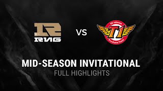 RNG vs SKT All Games Highlights Semifinal MSI 2016 Mid Season Invitational  Royal v SKTelecom T1 [upl. by Ainatnas]