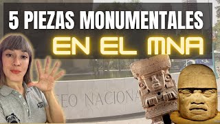 5 OBRAS MONUMENTALES DEL MUSEO DE ANTROPOLOGIA DE LA CDMX [upl. by Eineeuq]