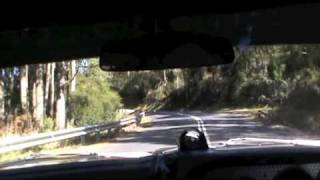 Charger Targa Tasmania 2011 First Crash [upl. by Arodnap960]