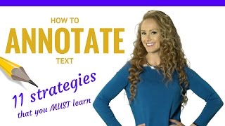 How to annotate text while reading [upl. by Kcuhc869]