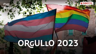 ORGULLO 2023 MANIFESTACIÓN LGBTIQ en MADRID l RTVE Noticias [upl. by Llerehs]