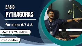 Basic Pythagoras for class 67 amp 8 Must watch for Math Olympiad preparation Bdmo Preparation [upl. by Jerz]