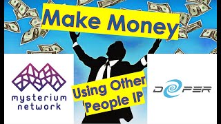 How To Make Money In Mysterium Network Sharing Other People IP Address Using Deeper Connect Network [upl. by Ennoitna]