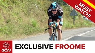 Rest Day Ride With Chris Froome amp Team Sky  Vuelta A España 2014 [upl. by Frederico169]