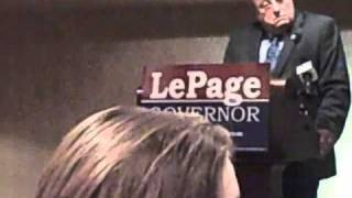 LePage Swears at MPBN Reporter [upl. by Anivid812]