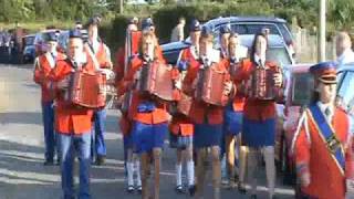 Aughnagurgan  Mavemacullen amp John Hunter Accordion Bands [upl. by Arimlede]