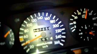 Mercedes 190E 32 AMG 0160 kmh acceleration [upl. by Madea]